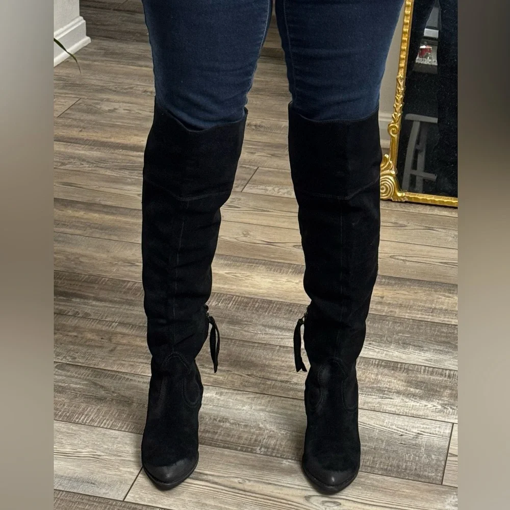 Dolce Vita Black Over-the-Knee Boots